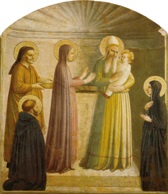 Présentation de Jesus au Temple - Fra Angelico