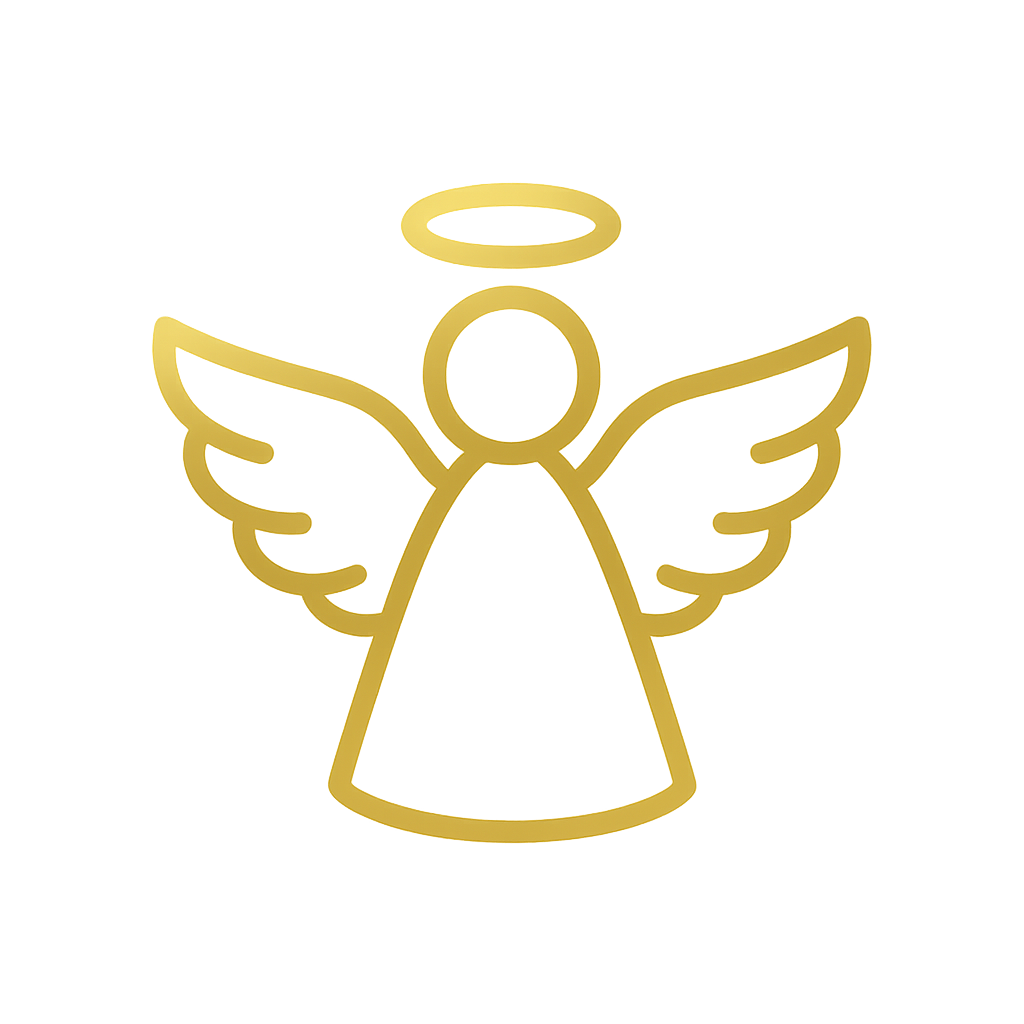 Icône aile dorée