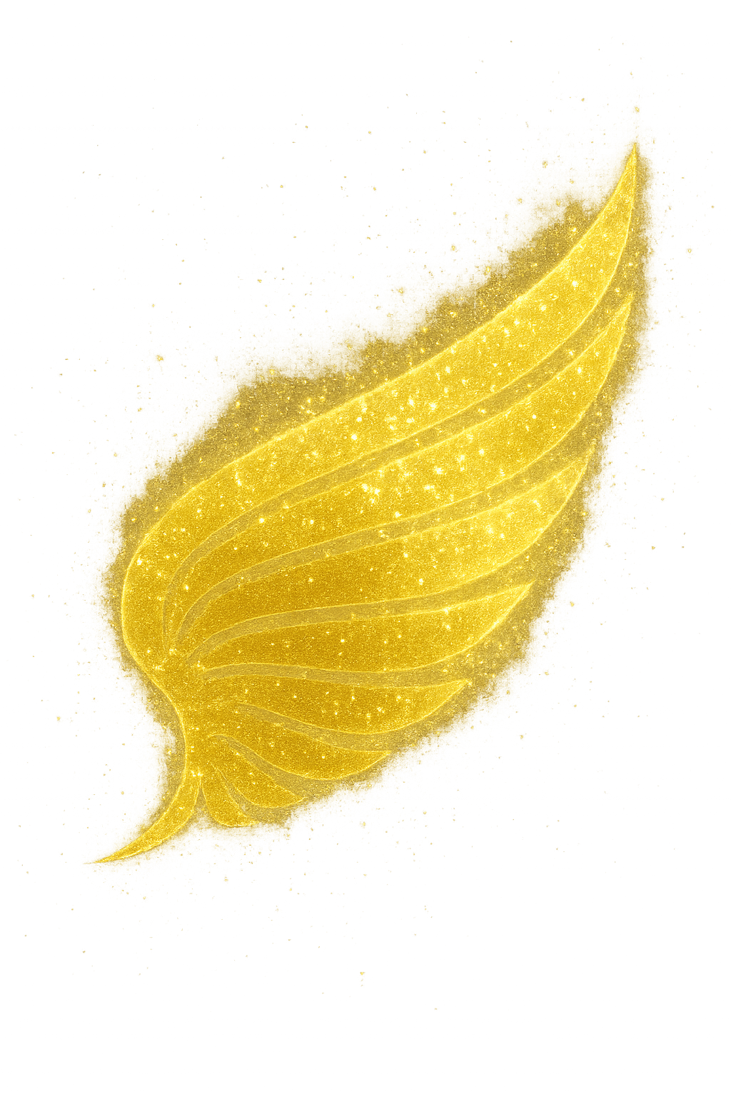 Icône aile brillante